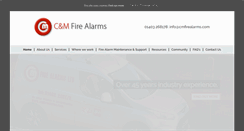 Desktop Screenshot of cmfirealarms.com